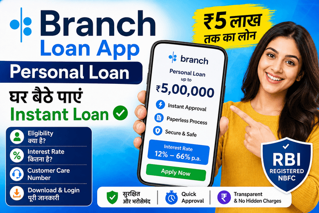 Branch Loan App: Personal Loan, Customer Care Number, Download & Eligibility